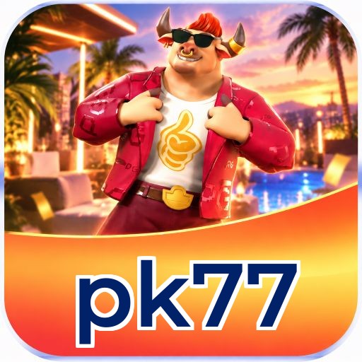 Logo pk77 Slots Premium Brasil